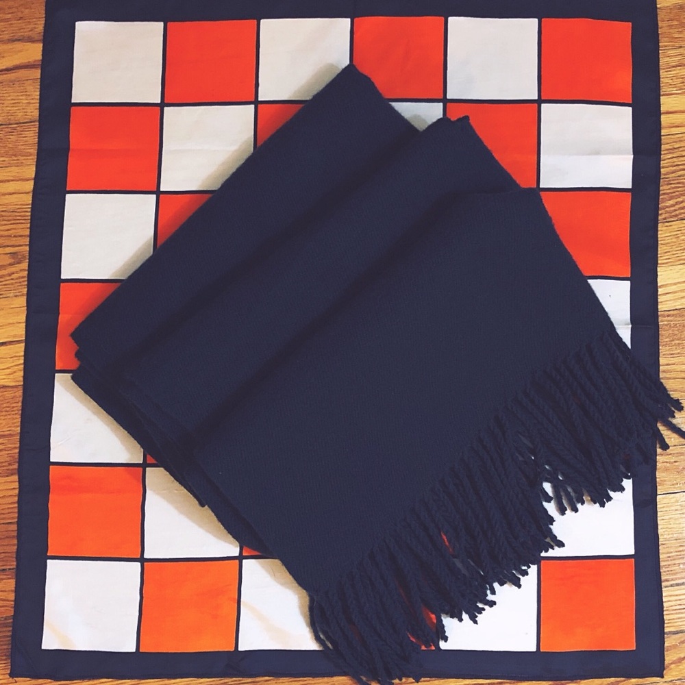 NWOT Navy Poncho/Shawl